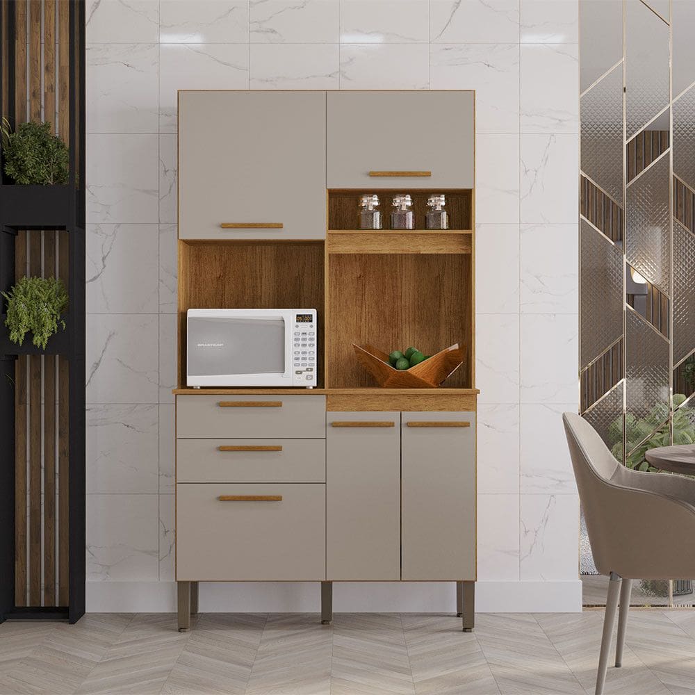 Armário de Cozinha Dubai 5 Portas Compacto Salleto