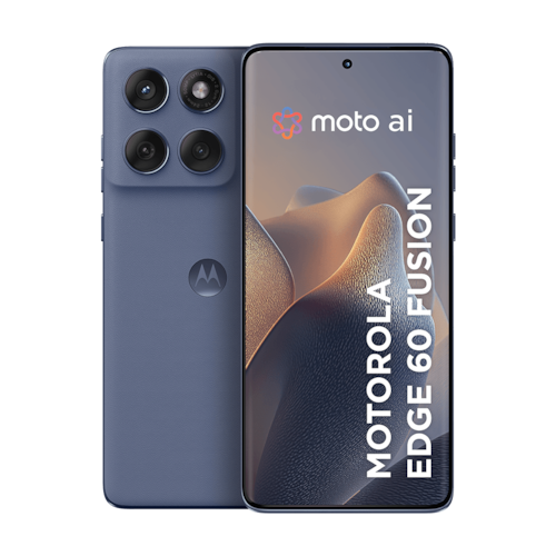 imagem-Smartphone Motorola Edge 60 Fusion 5G - 256GB 24GB (8GB RAM+16GB Ram Boost) moto AI 50MP Sony Camera Ultraresistencia militar IP68 NFC - Cinza