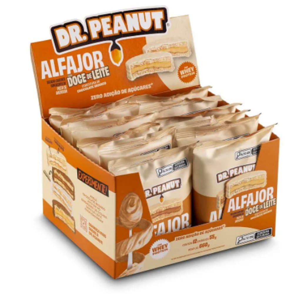 Display alfajor (Caixa c/ 12un de 55g) - Dr. Peanut