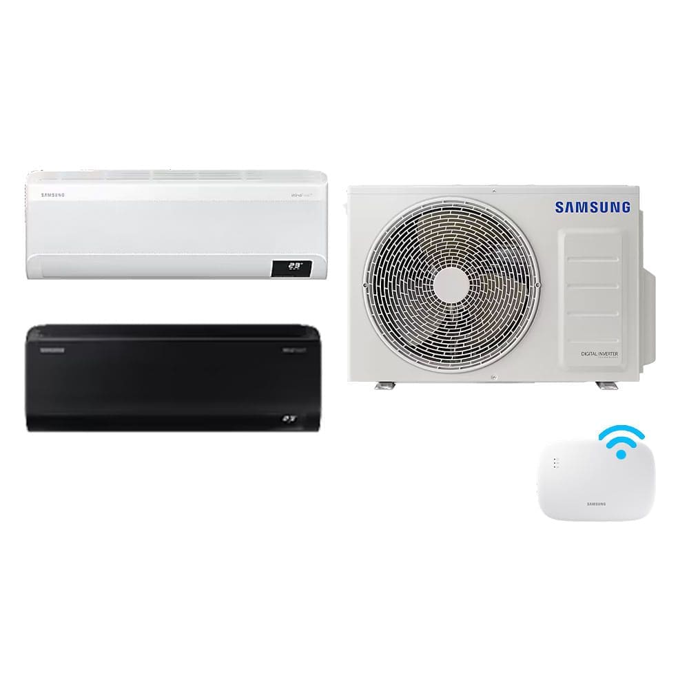 Bi-Split Samsung WindFree 18.000 BTUs (1x9000 Black Edition -1X9000 White) Quente e Frio com WiFi 220V