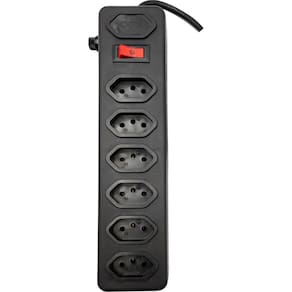 Filtro De Linha 6 Tomadas 1,5m 10a Preto - Newex