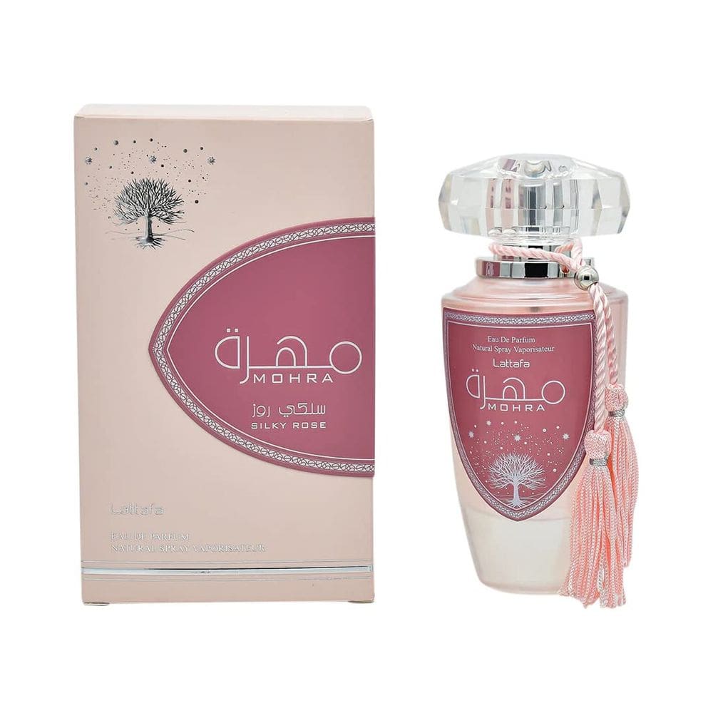 Perfume Lattafa Mohra Silky Rose Eau De Parfume 100ml para mulheres
