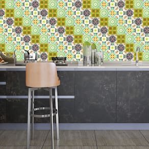 Papel De Parede Adesivo Lavável Cozinha 3 metros