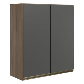 Armario Aereo 2 Portas MDF 70 cm Kali 12208 Carvalho Toq Chumb0 Nicioli