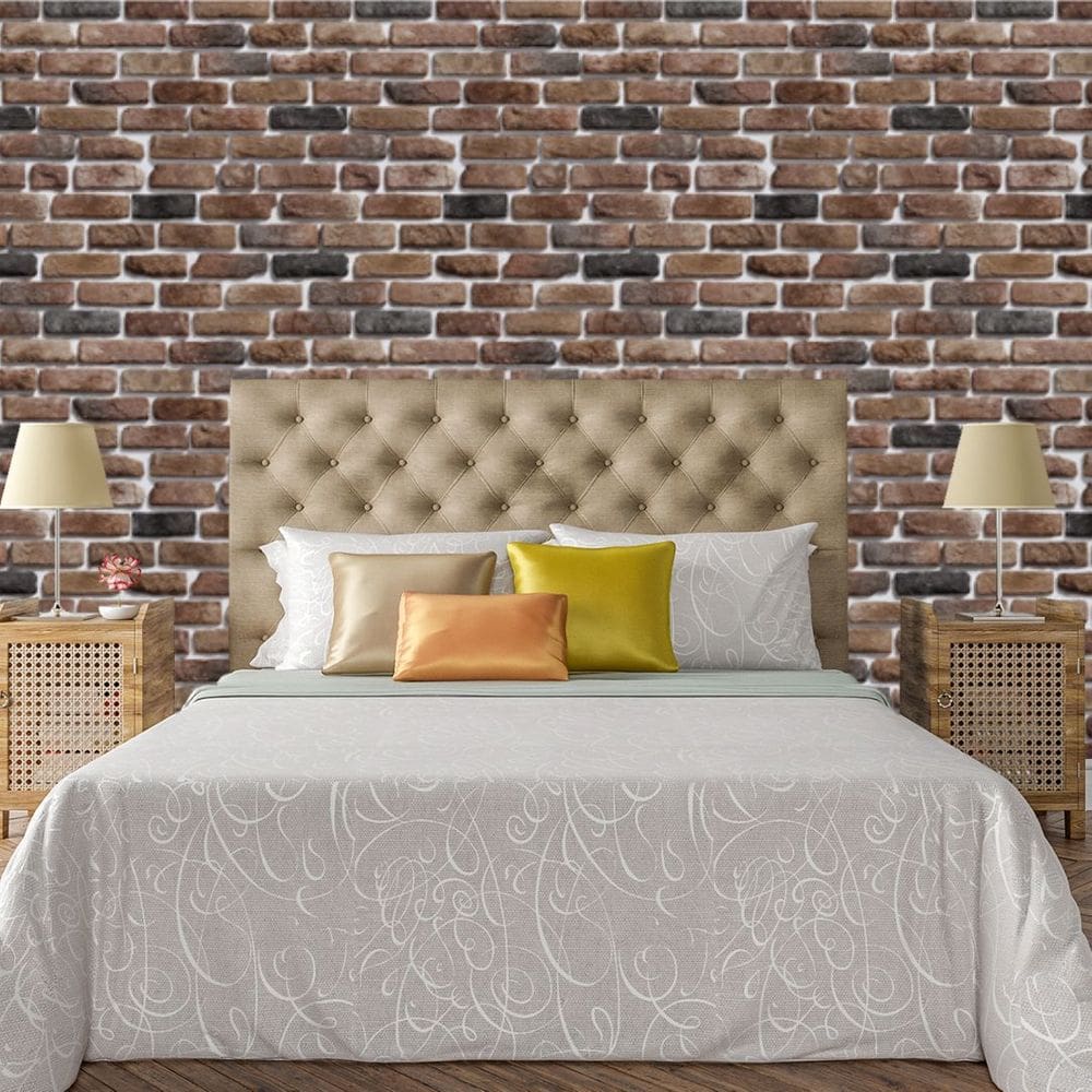 Papel De Parede Adesivo Tijolo Lavável Sala Quarto Cozinha