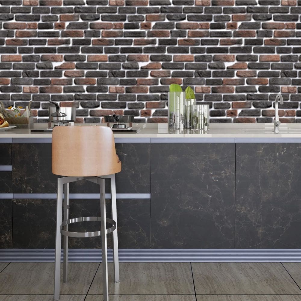 Papel De Parede Adesivo Tijolo Lavável Sala Quarto Cozinha