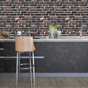 Papel De Parede Adesivo Tijolo Lavável Sala Quarto Cozinha