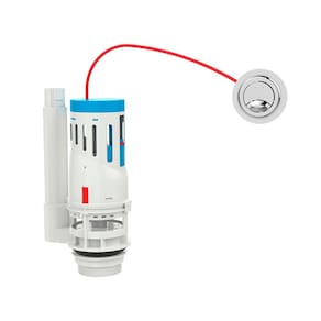 Mecanismo de Saída para Caixa Acoplada Universal Blukit com Duplo Acionador Frontal/Lateral/Superior