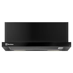 Depurador de Ar Electrolux 60cm Retrátil Preto Efficient com Luz de Led (DE6RB)