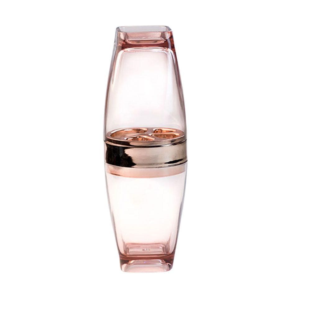 Porta Escova Com Tampa Premium Rose 23Cm