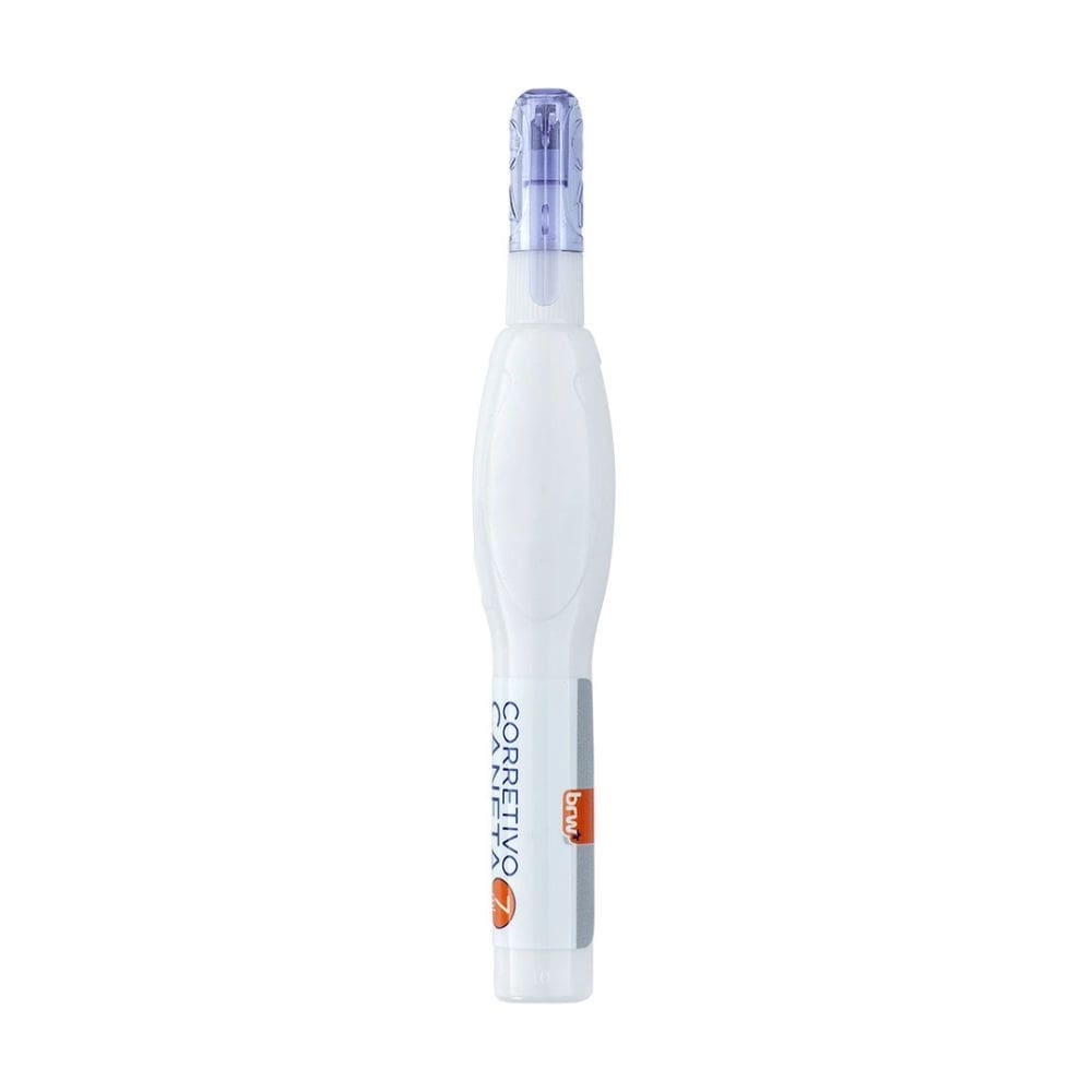 Caneta Corretiva Branca Escolar 7ml Secagem Rápida - BRW
