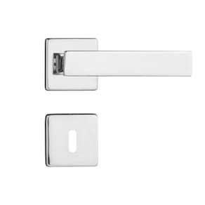 Fechadura De Porta Pado 701 Roseta Quadrada 55Mm Interna - C