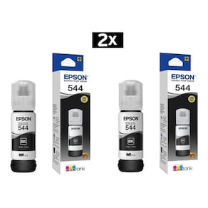 Kit 2 Refil de Tinta Preto Epson T544, L1110 L1210 L3110 L3150 L3160 L3210 L3251 L3260 L5190 L5290 L5590