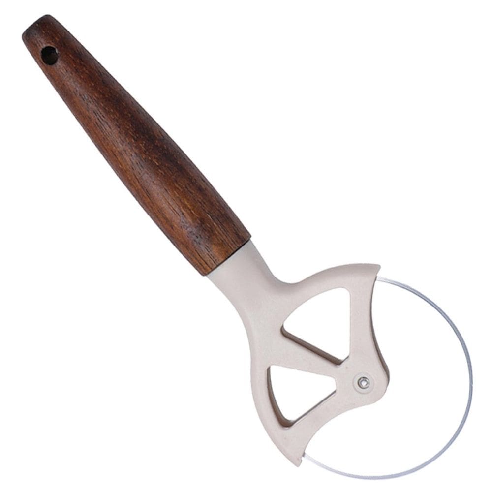 Cortador de Pizza Creme com Cabo de Madeira 20,7 cm
