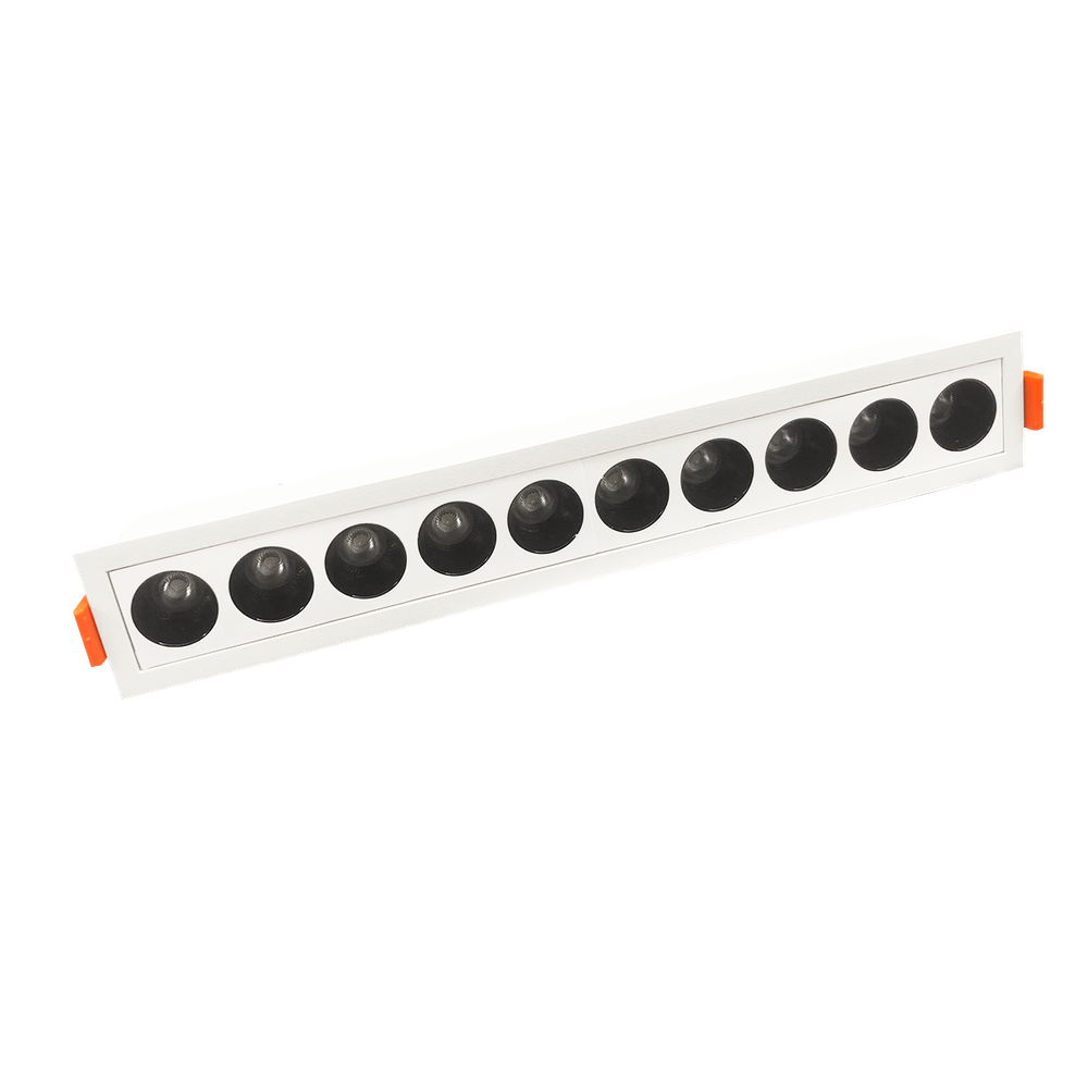 Spot Embutir Retangular Focco 28cm 20W 3000k