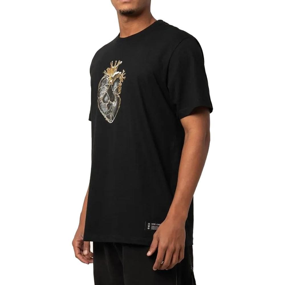 Camiseta MCD Coração Dourado WT25 Masculina Preto