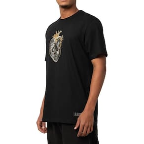 Camiseta MCD Coração Dourado WT25 Masculina Preto
