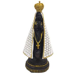 Nossa Senhora Aparecida Com Perolas Branca 17Cm