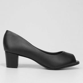 Sapato Feminino Beira Rio Peep Toe