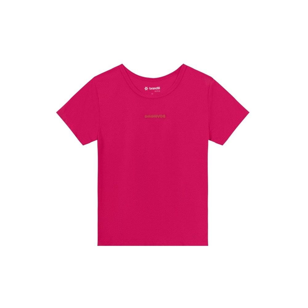 Blusa Infantil Menina Esportiva Rosa Brandili