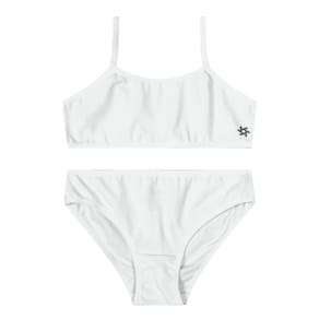 Conjunto top e cacinha infantil menina em cotton Brandili