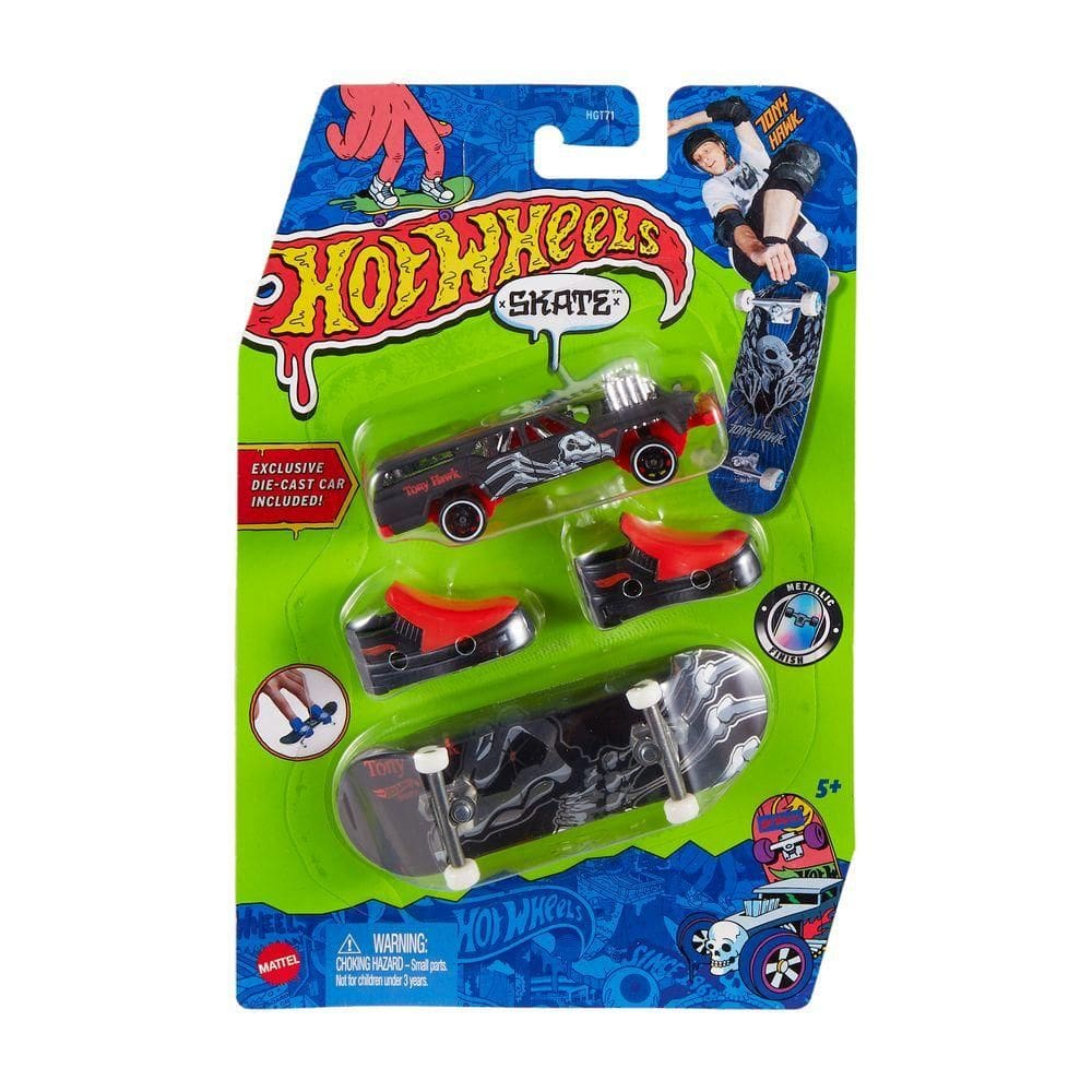 Hot Wheels Skate de Dedo Crânio de Águia - Mattel
