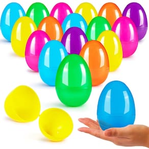 Ovos de Páscoa JOYIN, plástico preenchível de 8 cm, 264 unidades para caça à Páscoa