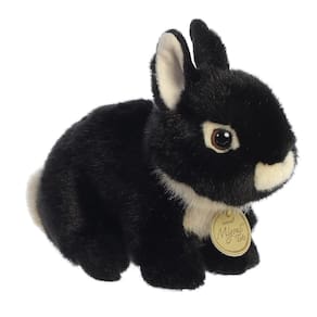 Bicho de pelúcia Aurora® Adorable Miyoni® Tots Netherland Dwarf Bunny Black 19 cm