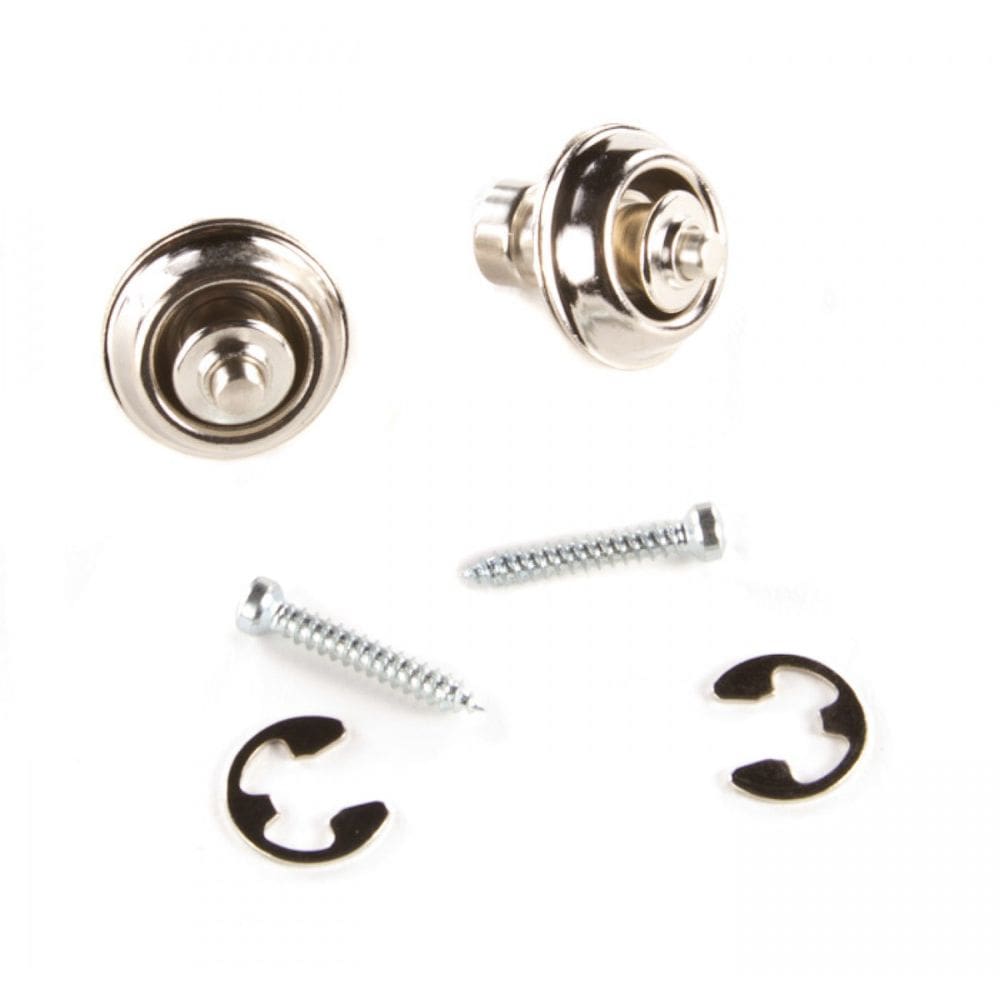 Roldana Strap Lock Tradicional Nickel Kit Dunlop