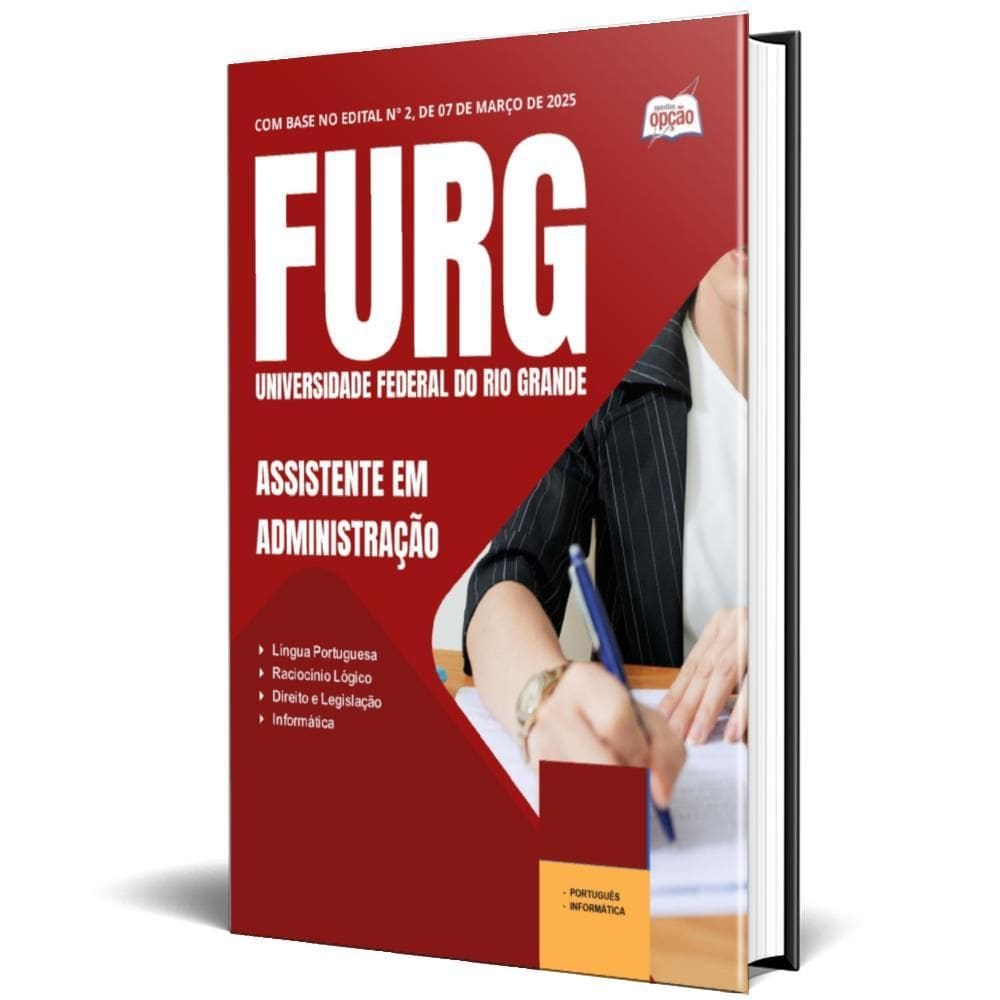 Apostila Furg 2025 - Assistente Em Administração