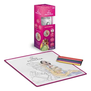Tapete Mágico Acqua Para Colorir Princesas Disney - BR2384