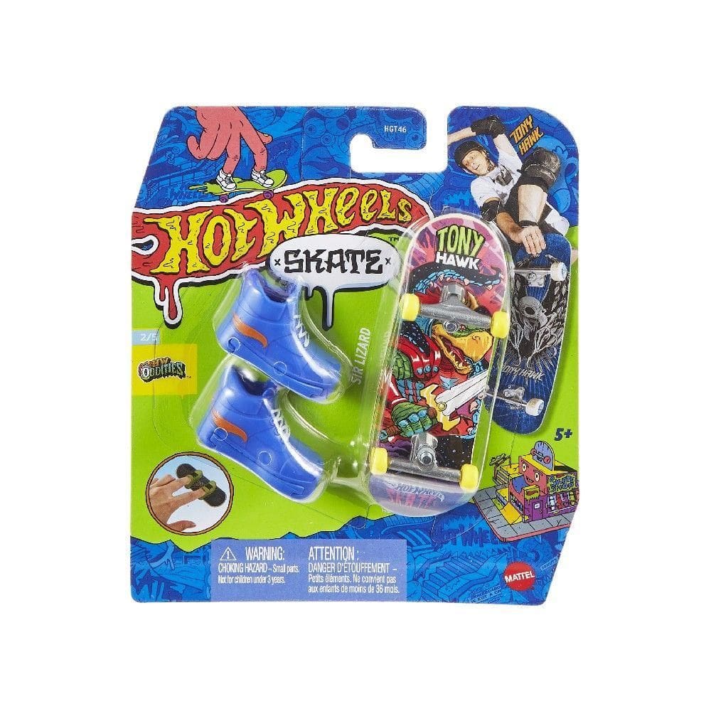 Hot Wheels Skate de Dedo Falcão Réptil - Mattel