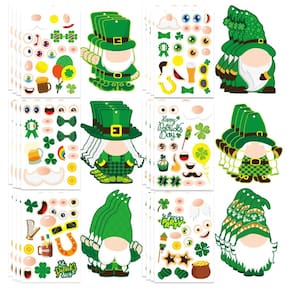 Kit de artesanato DUJAA St.Patricks Day para crianças com enfeites de duende