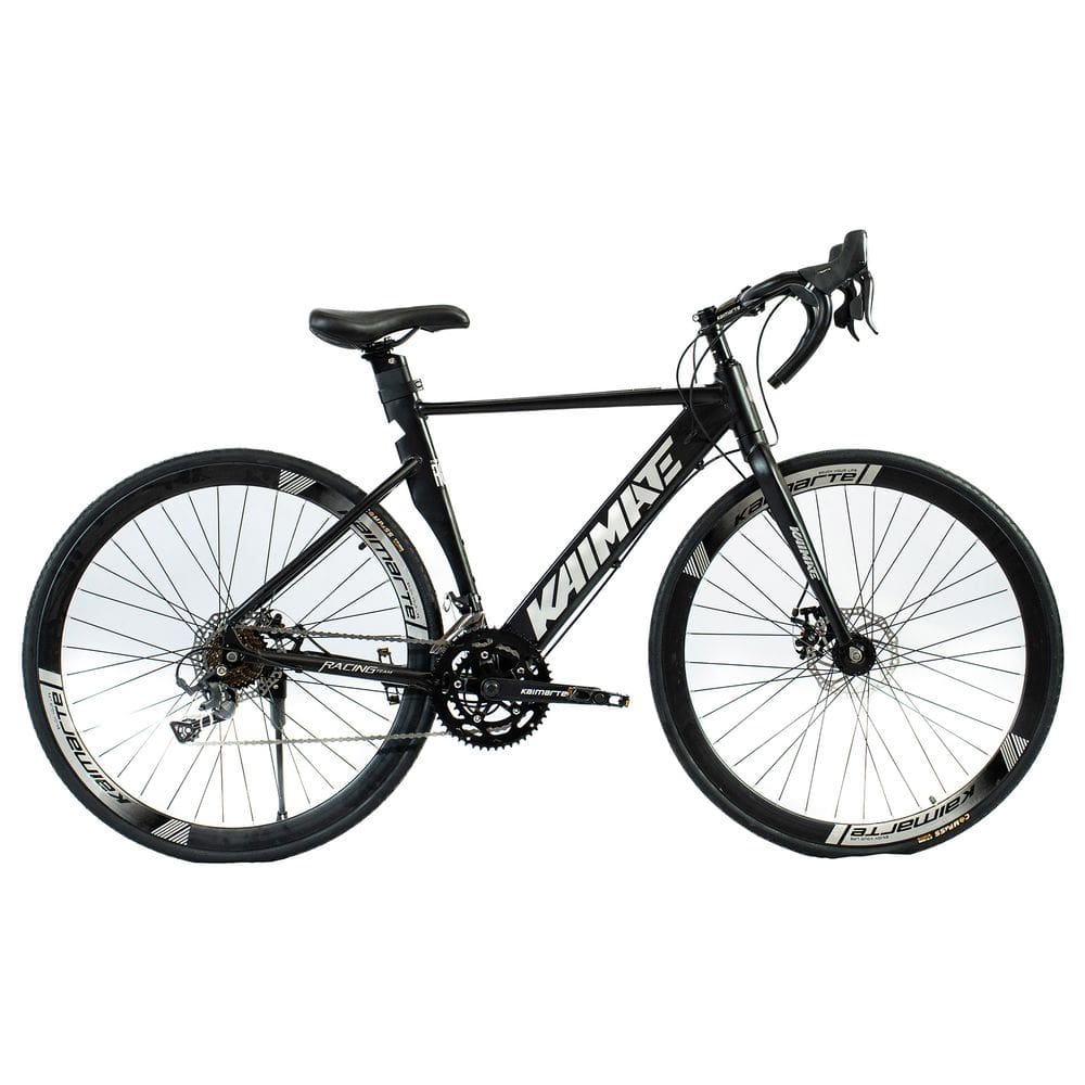 Bicicleta Speed Aro 700 Bike 16 Vel Marchas AeroEdge Freio a Disco Quadro Alumínio Resistente Leve Cor Cinza - WCT FITNESS