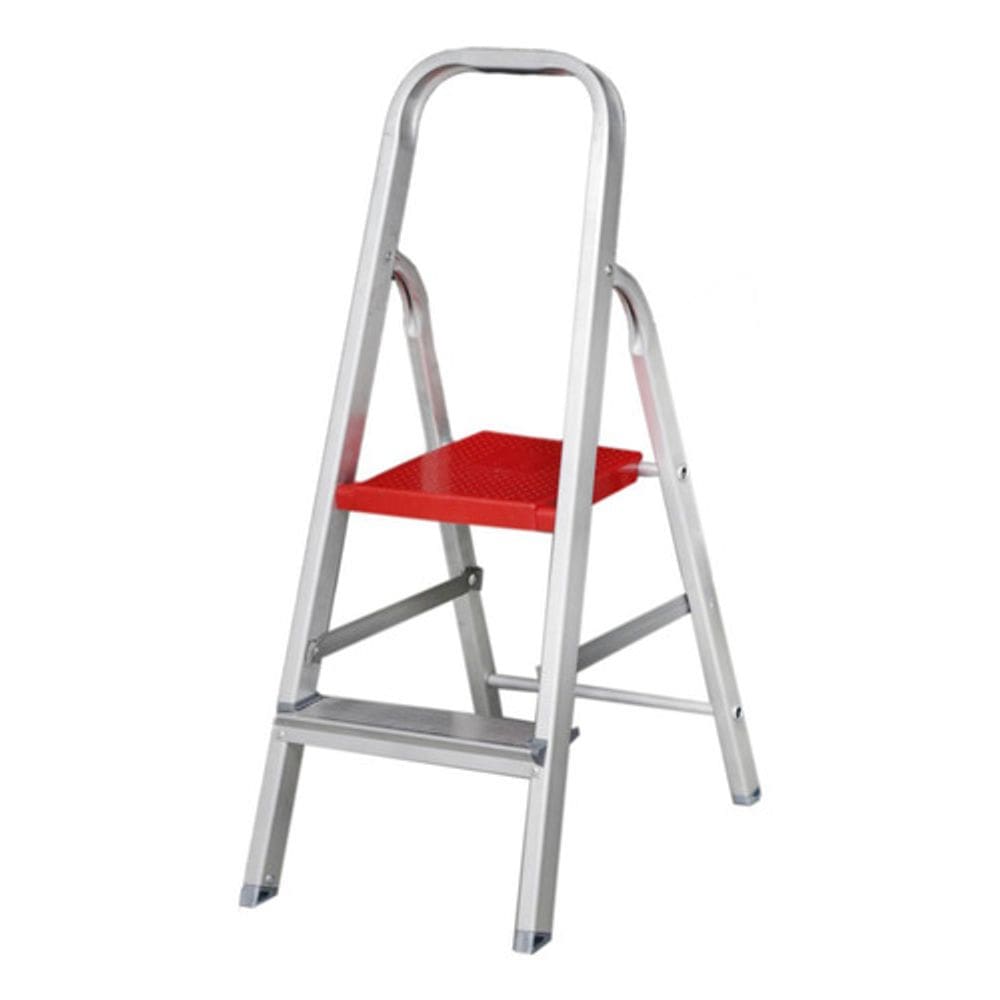 Escada De Aluminio Dupla 2 Degraus 120 Kg Reisam