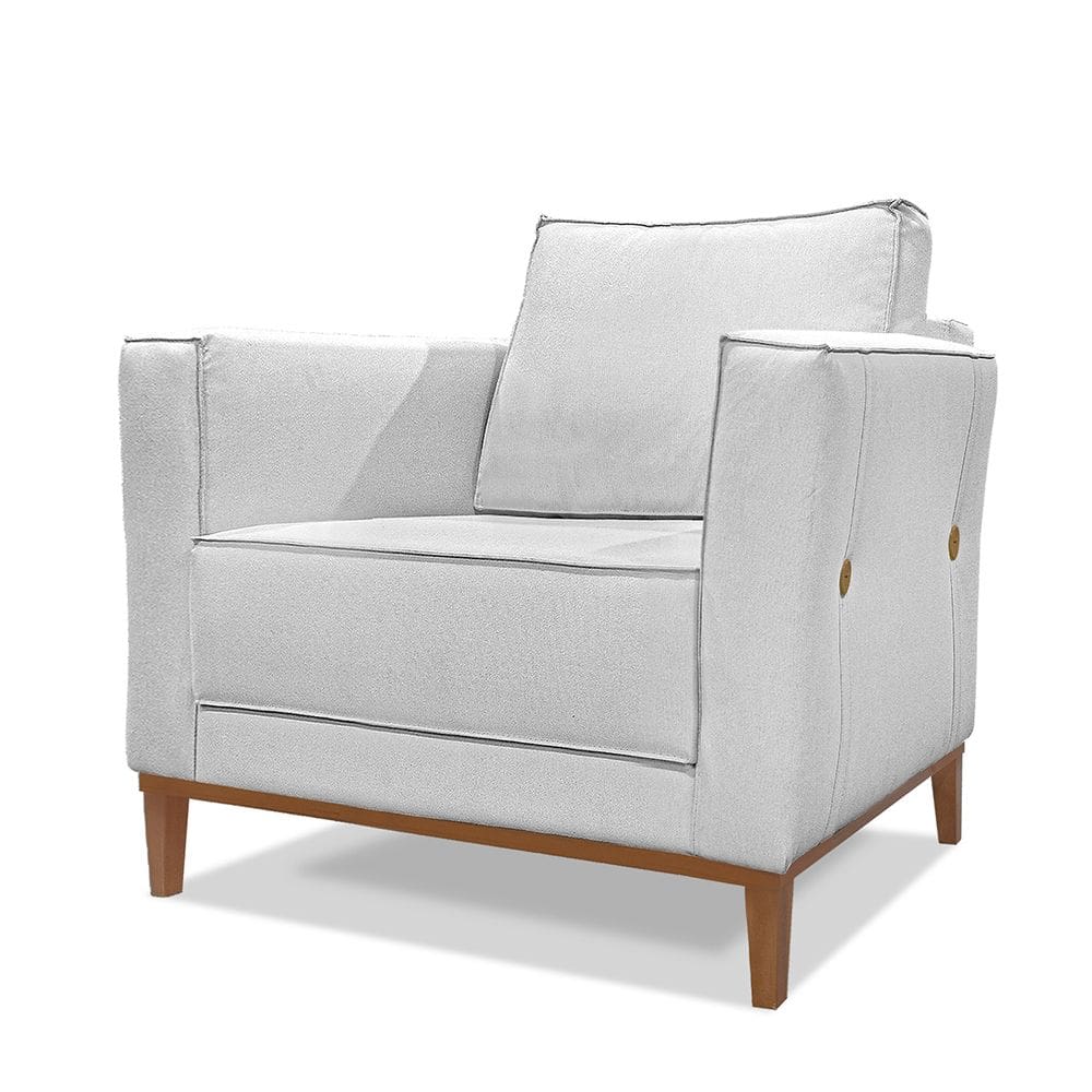 Poltrona Barão Linho - Lucadi Home