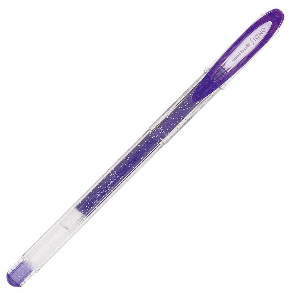 Caneta Gel Uni-Ball Signo Sparkling Colour Violet