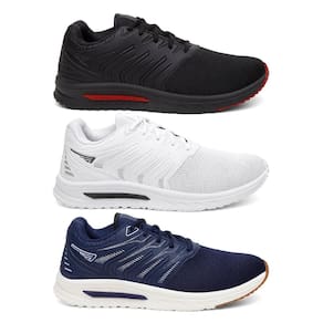 Kit 3 Tênis Masculino Esportivo Com Cadarços Versátil