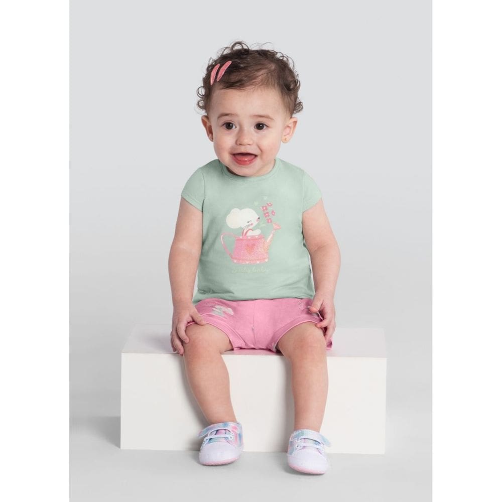Conjunto Infantil Menina De Coelhinho Brandili