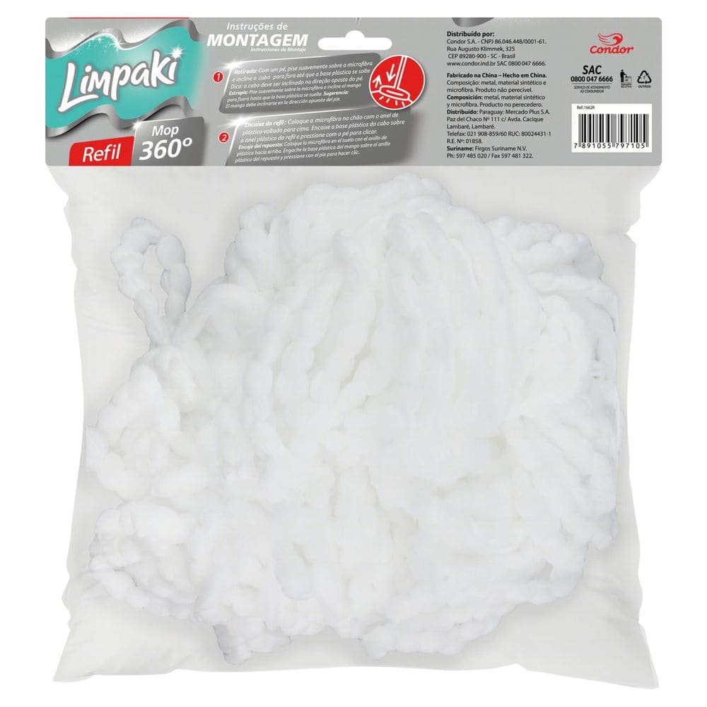 Refil para Mop 360° Limpaki