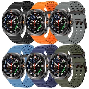 Pulseira de relógio Epoosuo Ocean Sport Silicone para Samsung 47mm