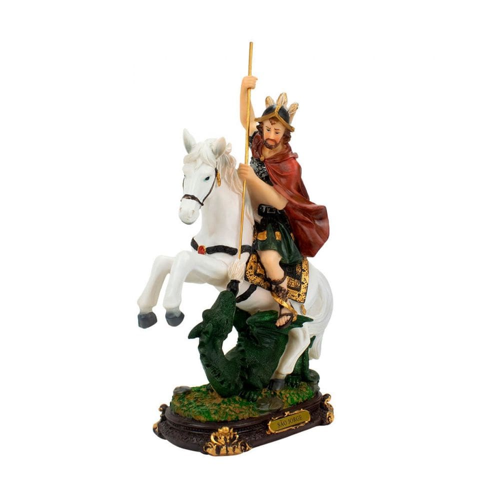 São Jorge 32cm - Enfeite Resina