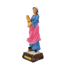 Santa Cecília 21cm - Enfeite Resina