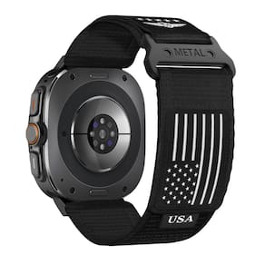Pulseira de relógio BXUXOHS Rugged Nylon para Samsung Galaxy Watch 7 Ultra 47 mm