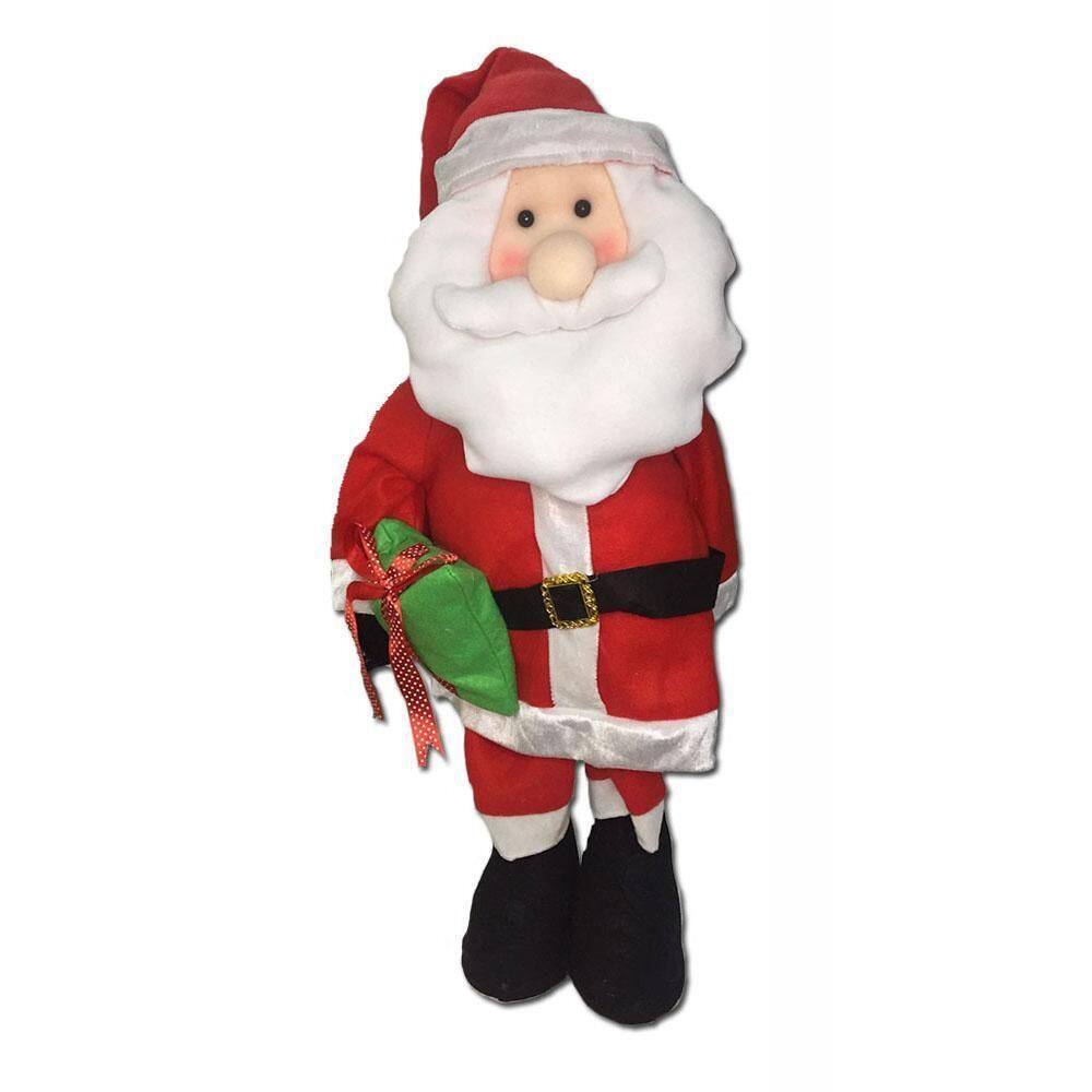Boneco Papai Noel Com Caixa De Presente 75Cm Zein