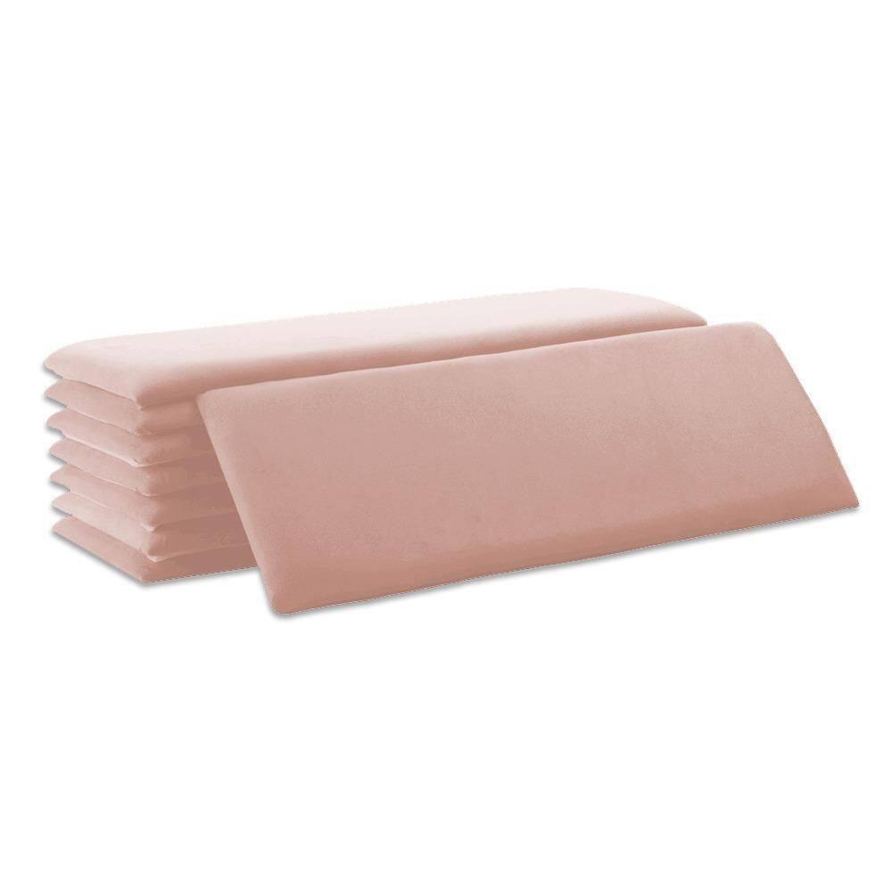 Cabeceira Para Cama Box Casal / King Estofada Suspensa Rosa