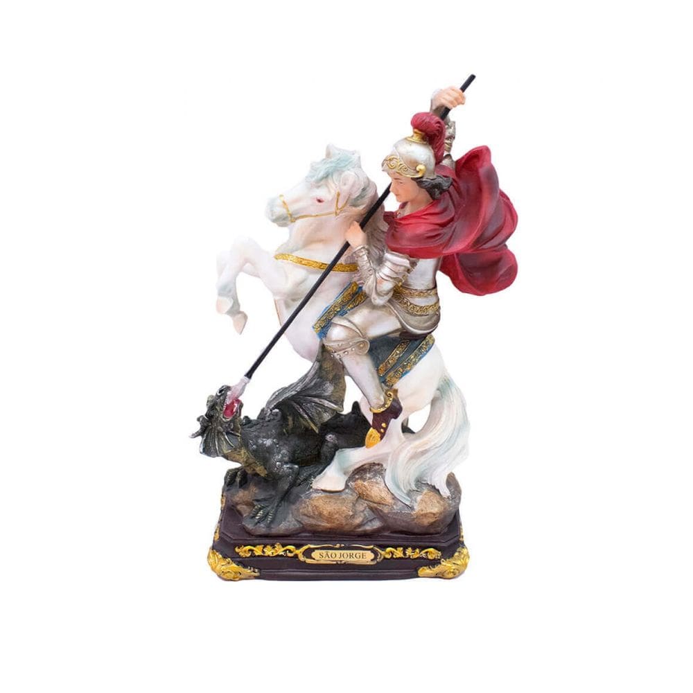 São Jorge 30cm - Enfeite Resina