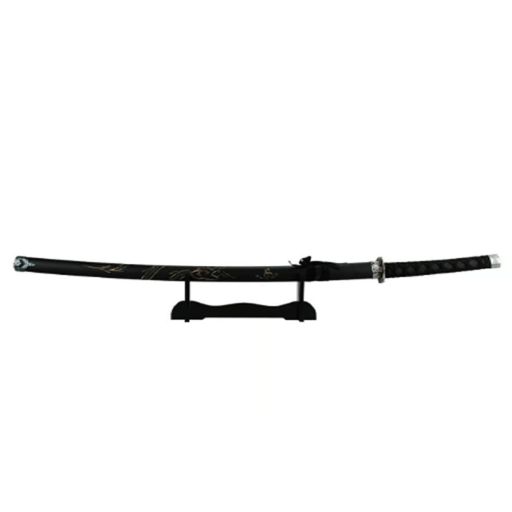 Espada Decorativa Preta Japonesa Katana 100cm