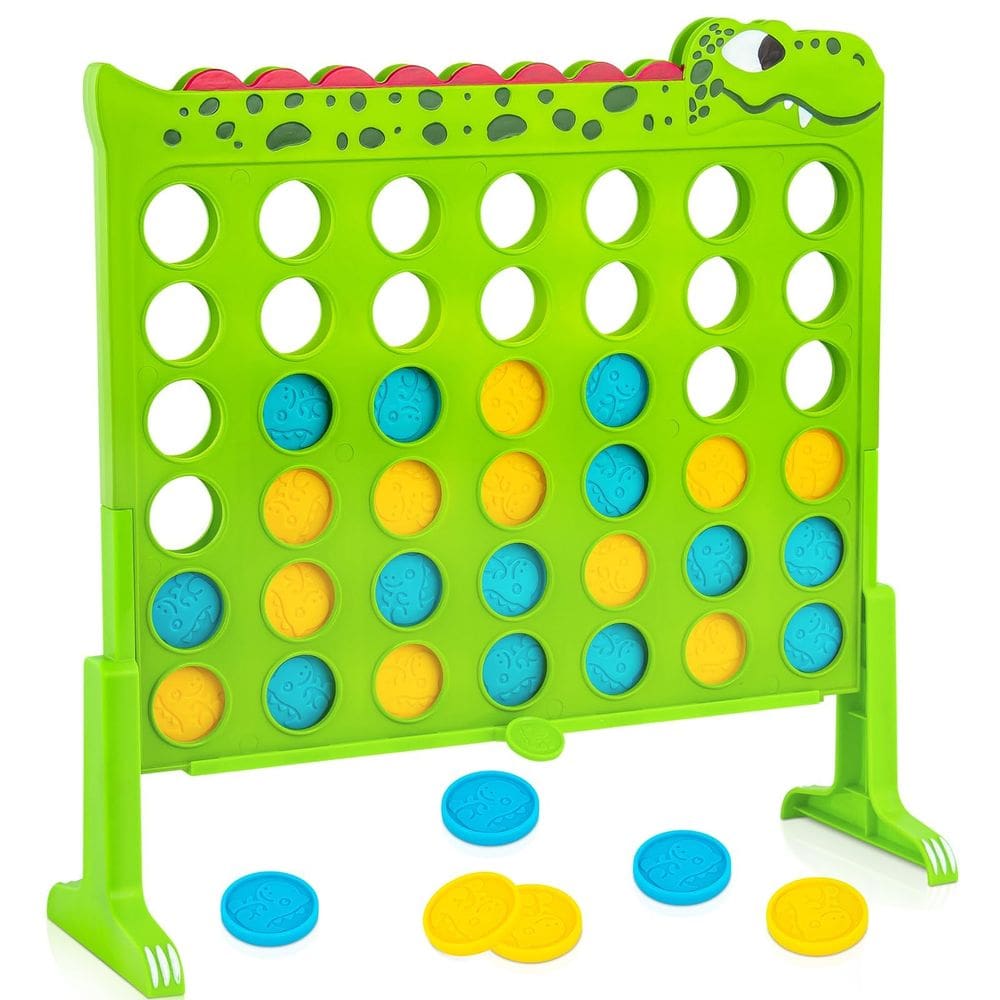 Jogo Connect 4 em uma linha Aywewii com 36,8 x 35,6 cm Grid Kids 6+