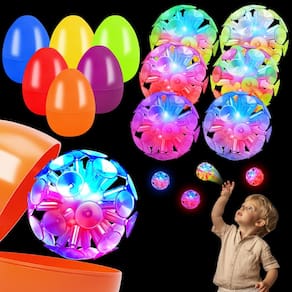 Ovos de Páscoa Letapapa pré-preenchidos com bolas de ventosa Light Up